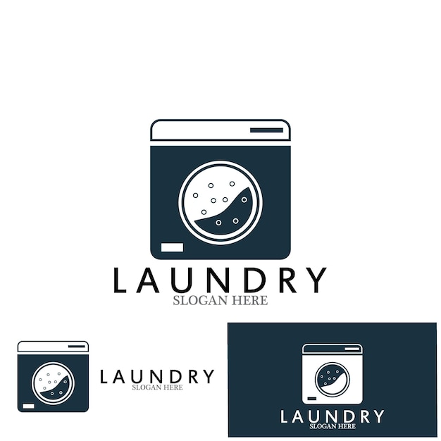 Laundry icon vector illustration template design