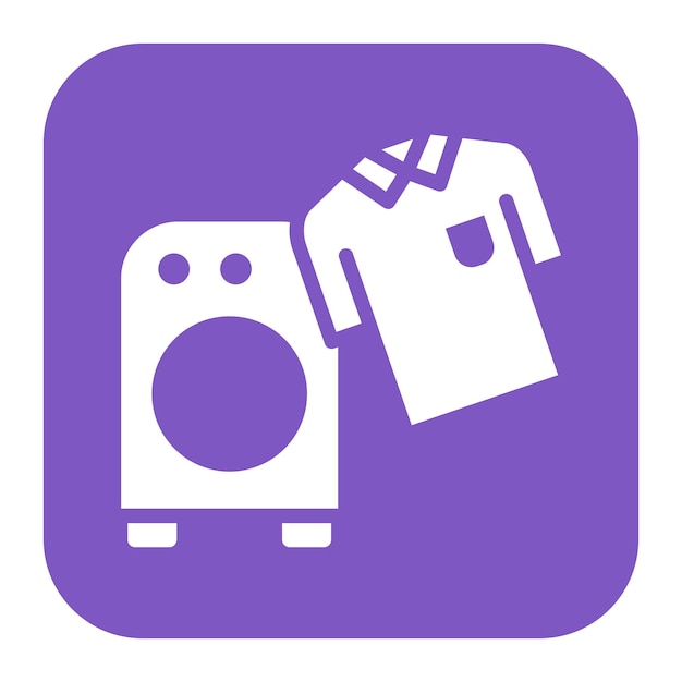 Vettore immagine vettoriale dell'icona della lavanderia può essere utilizzata per la lavanderia