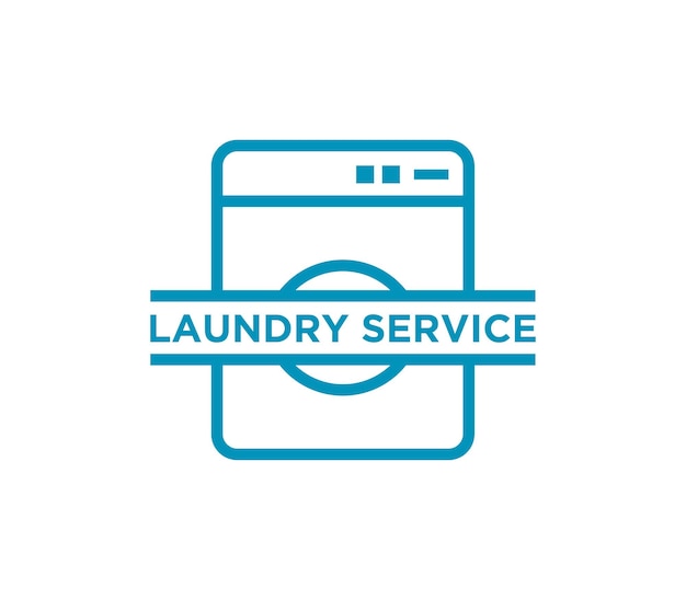 Laundry Logo Design Template