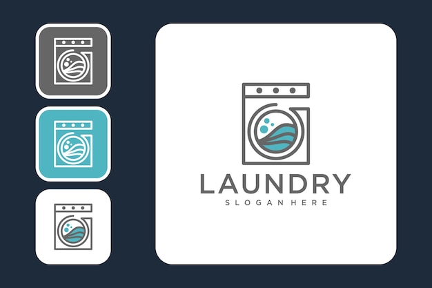 Laundry logo design