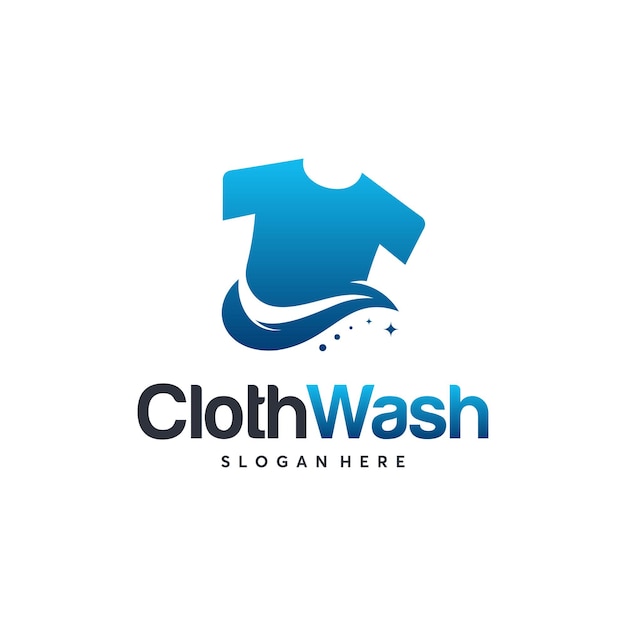 Premium Vector | Laundry logo designs cloth wash logo designs concept ...