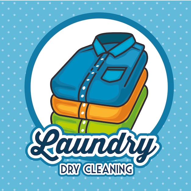 Laundry logo emblem badge