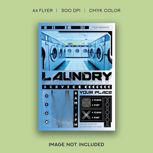 Laundry Service Flyer