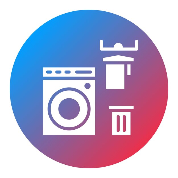 Laundry Service icoon vector afbeelding Kan worden gebruikt voor Laundry