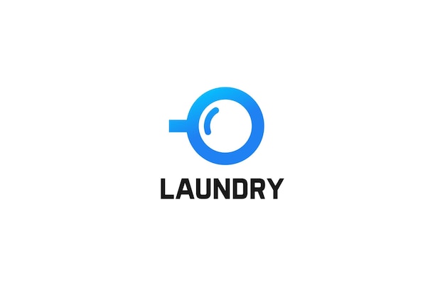 laundry and service logo design templates