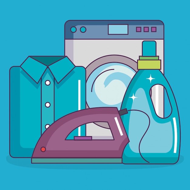 Laundry service set elements