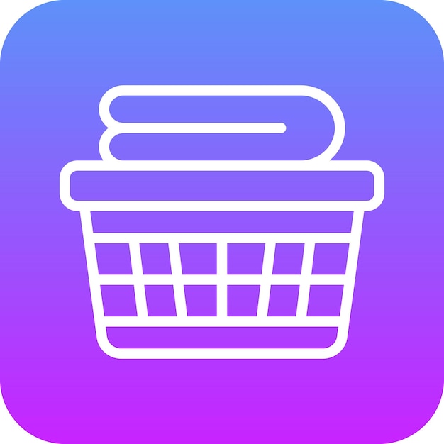 laundry service vector icon illustration of hotel management iconset