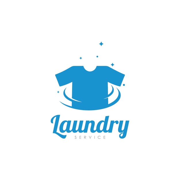 Premium Vector | Laundry vector logo template