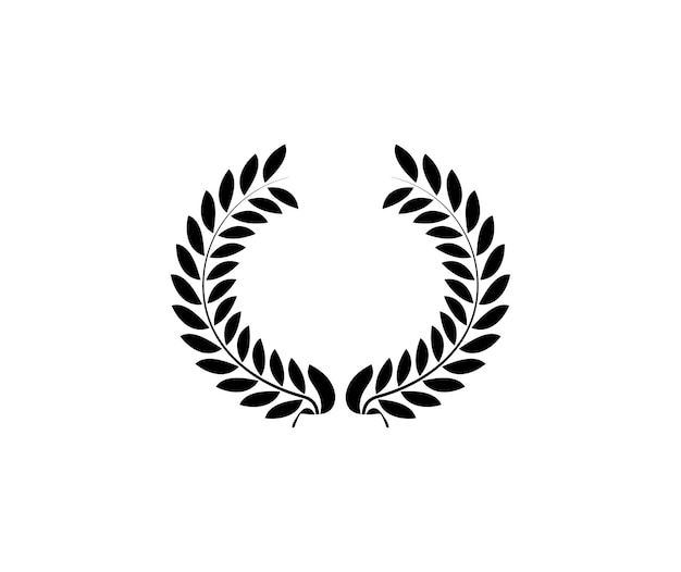 Laurel circle wreath branch greek olive oak wheat leaves