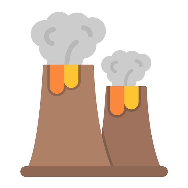 Lava Flat Illustration