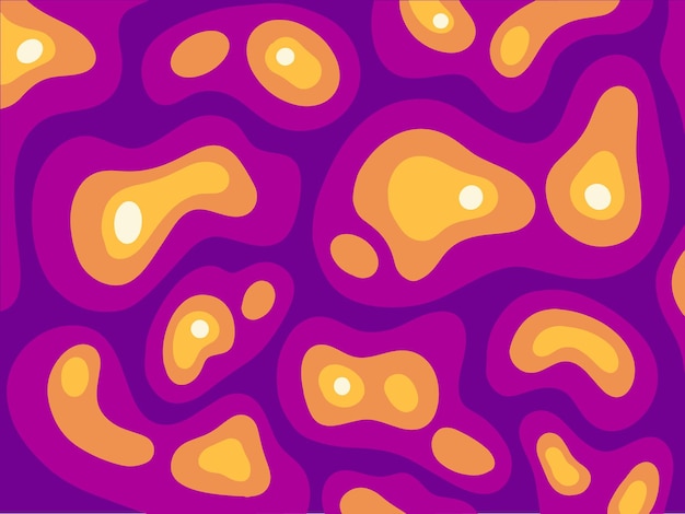 Vector lava lamp abstract pattern