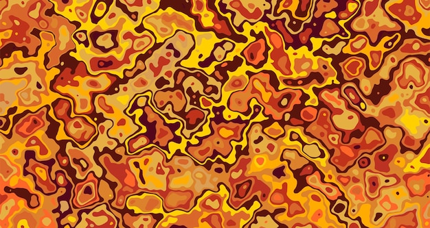Vector lava magma abstracte achtergrond platte vloeibare verf vintage textuur vector illustratie