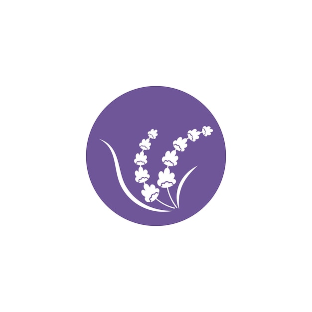 Lavendel bloem vector illustratie ontwerp