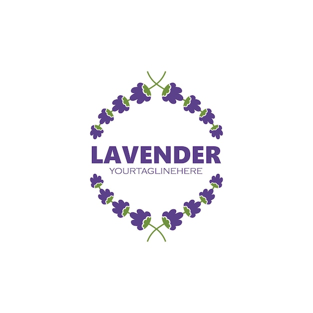 Lavender flower vector illustration design