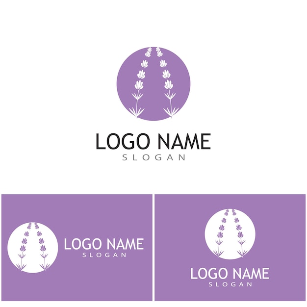 Lavender Logo Template vector symbol nature