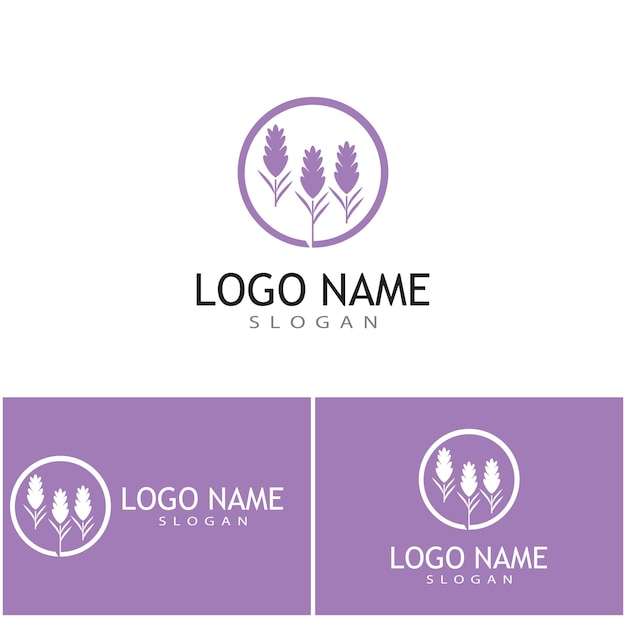 Lavender Logo Template vector symbol nature