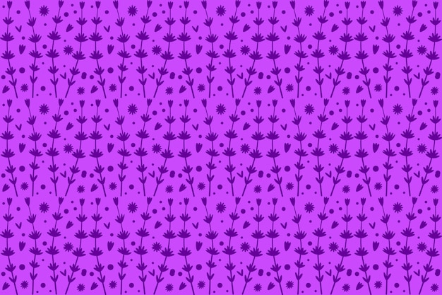 Lavender pattern Contour pattern of lavender