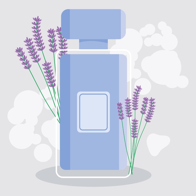 Lavender perfume bottle