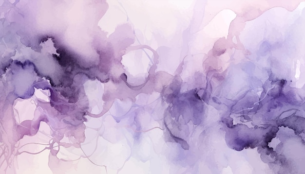 Vector lavender plum violet alcohol ink abstract background liquid marble style luxury background design