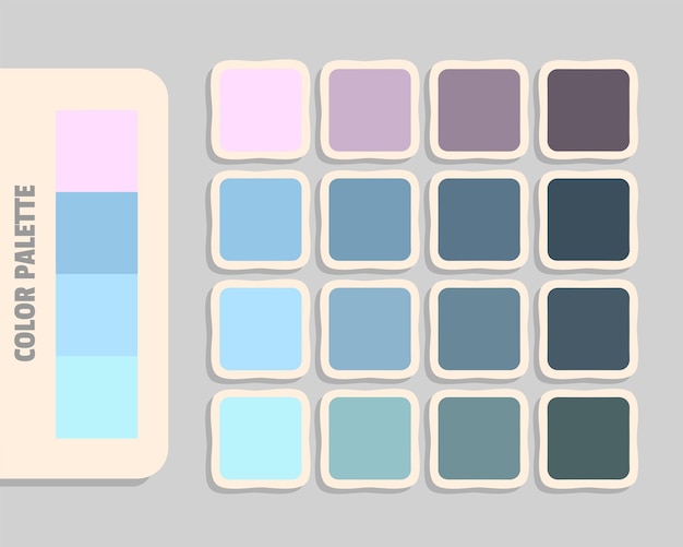 Vector lavenderblush skyblue paleturquoise paleturquoise color palette rgb colors matching harmonious