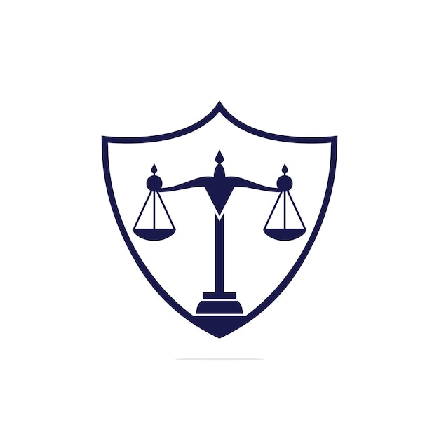 Vector law and attorney logo design