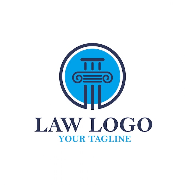 Law attorney logo