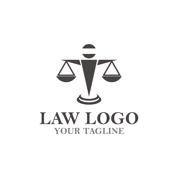 Law attorney logo