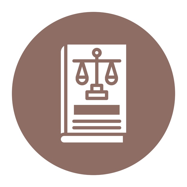 Law Book icon vector image Can be used for Human Rights