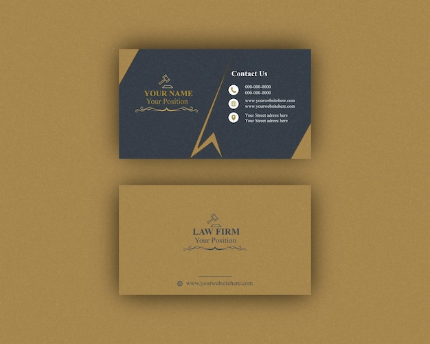 Law Business card template design