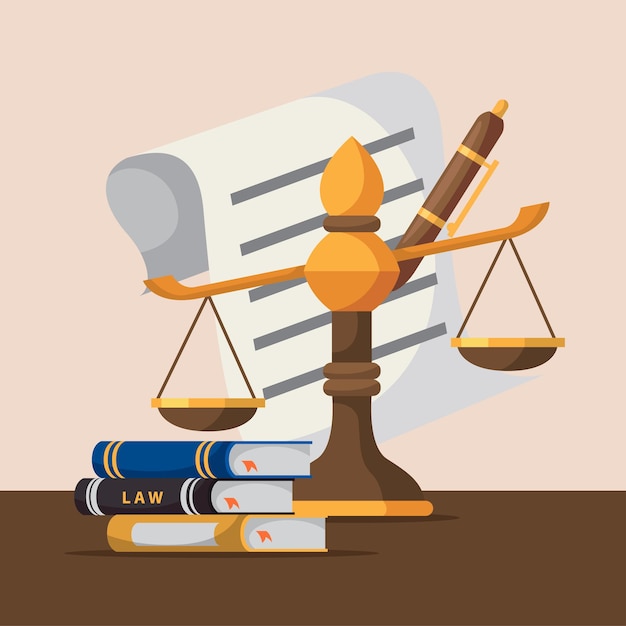 law firm illustration design