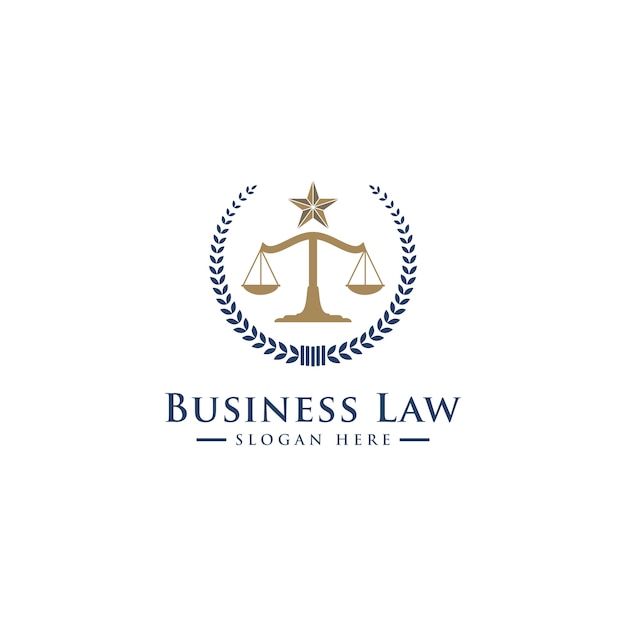 Law Firm, Lawyer services, Luxury vintage crest logo