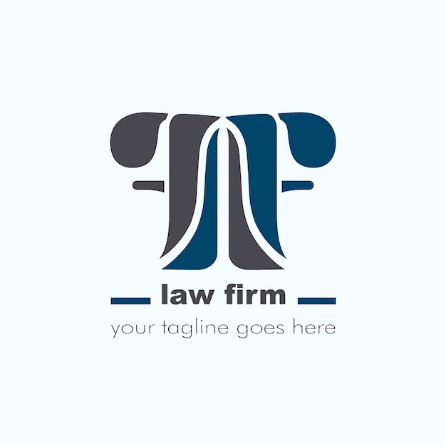 Law Firm Letter F monogram logo business branding package template designs inspiration isolate