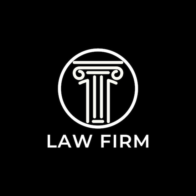 Vector law firm logo design vector inspiration law office logo lawyer services logo template