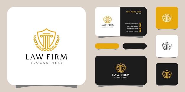 Law firm logo design vector