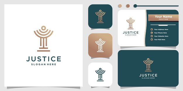 Law firm logo design with unique concept idea