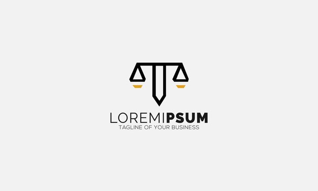 Law Firm Logo ontwerpsjabloon