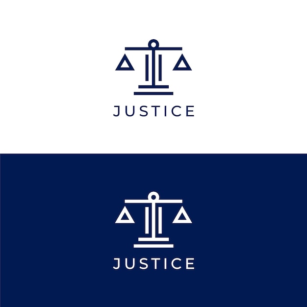 Vector law firm logo