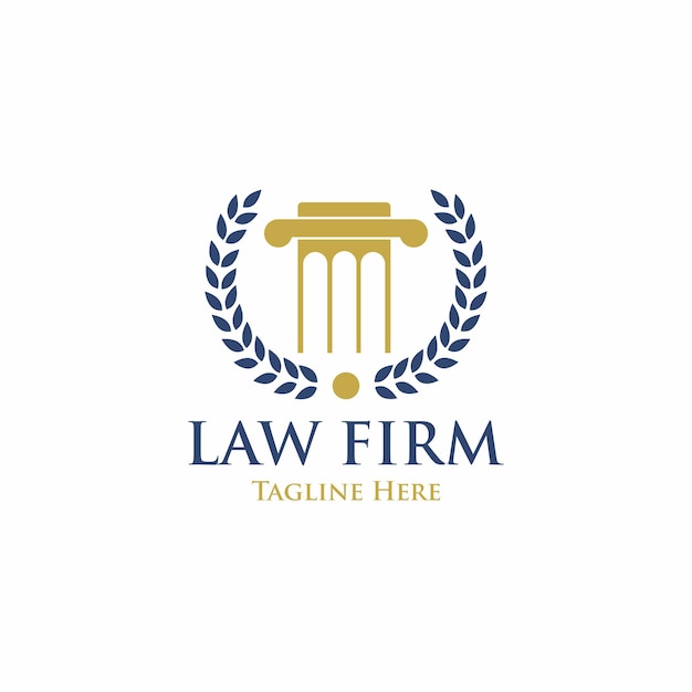 Vector law firm logo