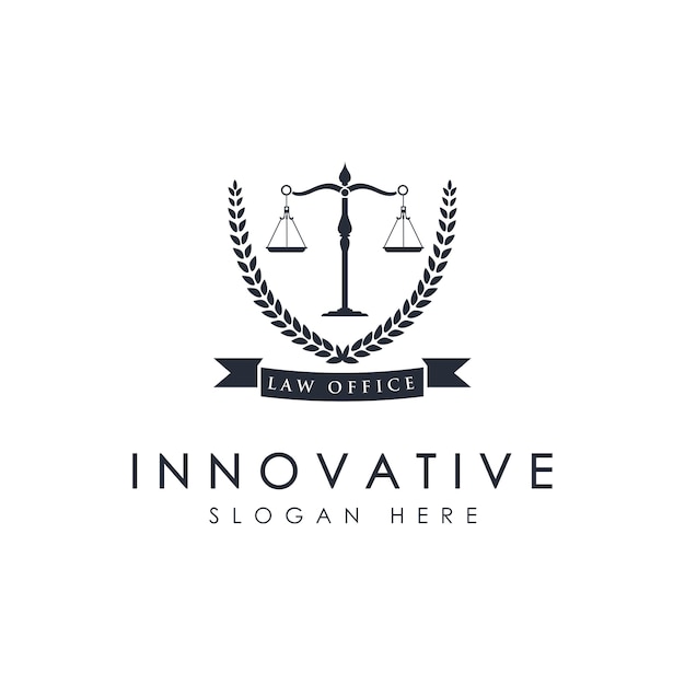 Vector law firm logo