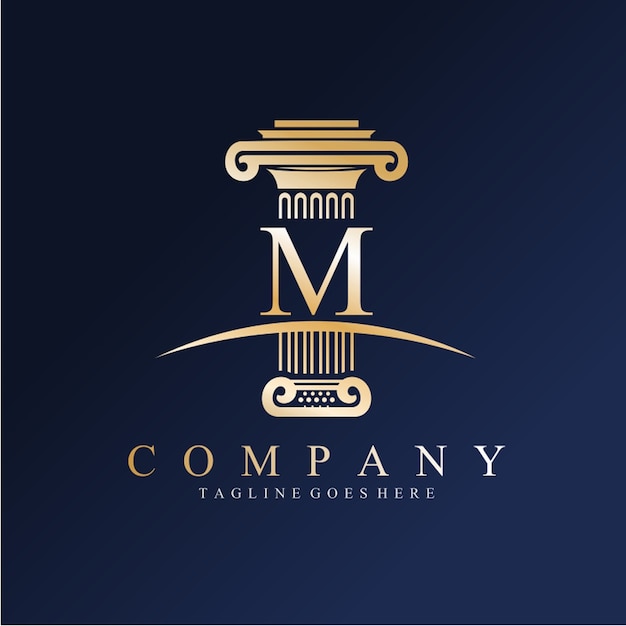 Law Firm Pillar M Logo