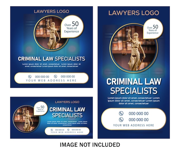 law firm social media post template