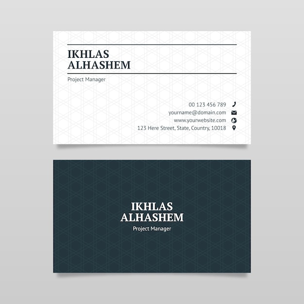 Law Firm Style Business Card Design Template, Lawyer Visiting Card