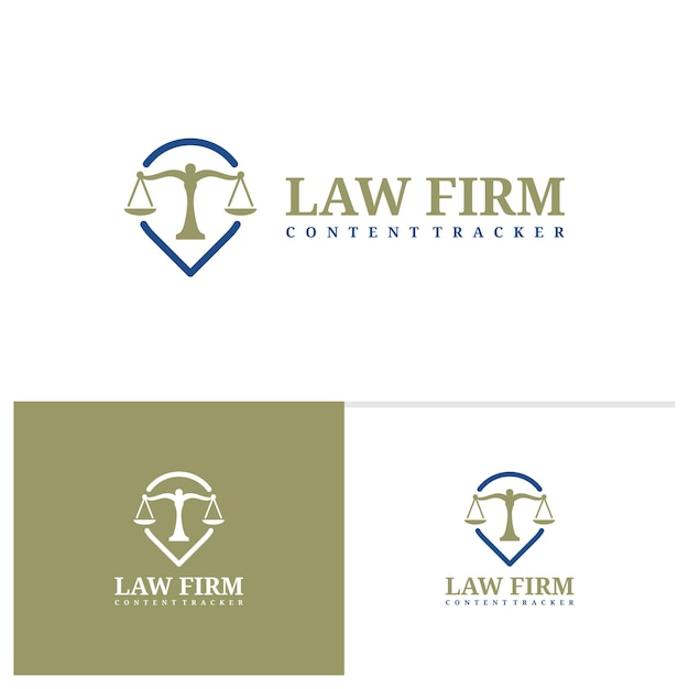 Law firm with point logo template Creative Law firm logo design vector Point logo concept