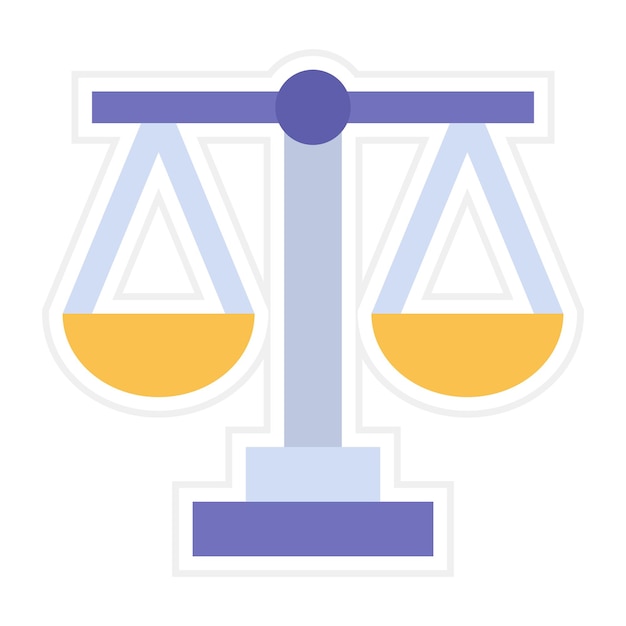 Law Flat Illustration