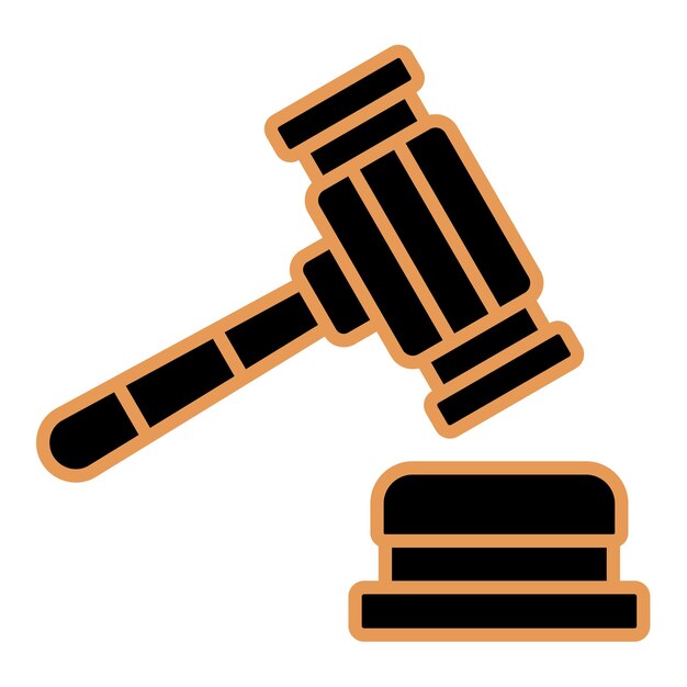 Vector law icon