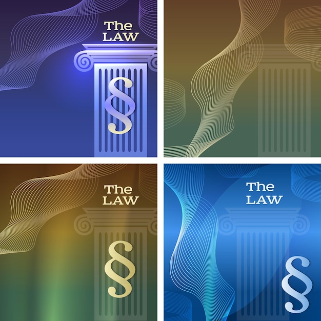 Law legal style design element background cover brochure02