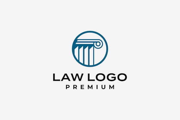 Law logo abstract