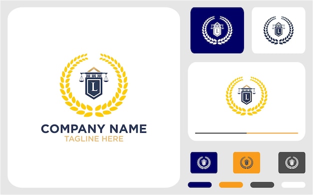 law logo template