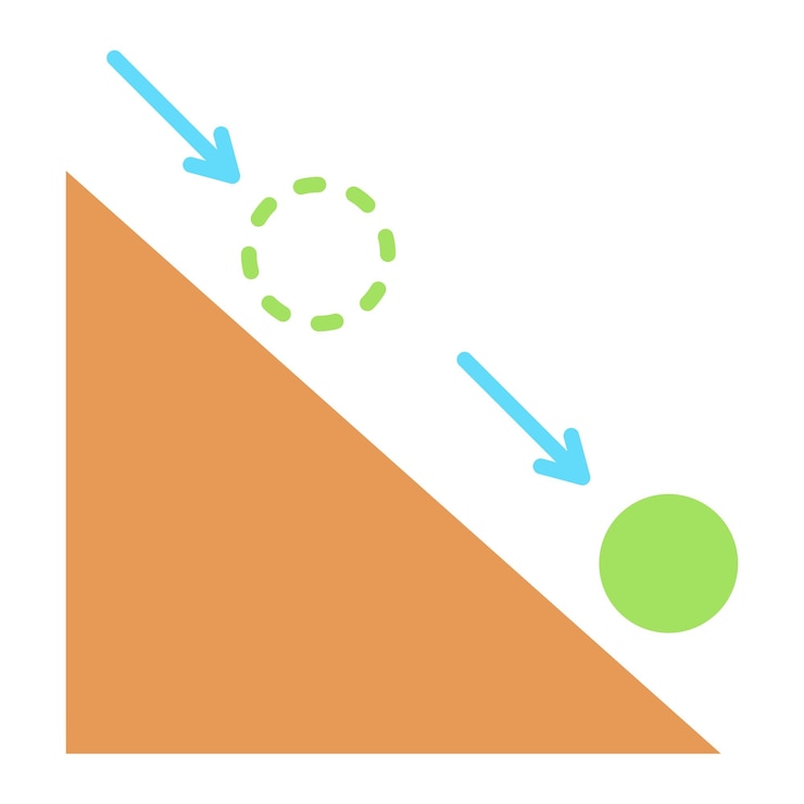 वेक्टर law of motion icon