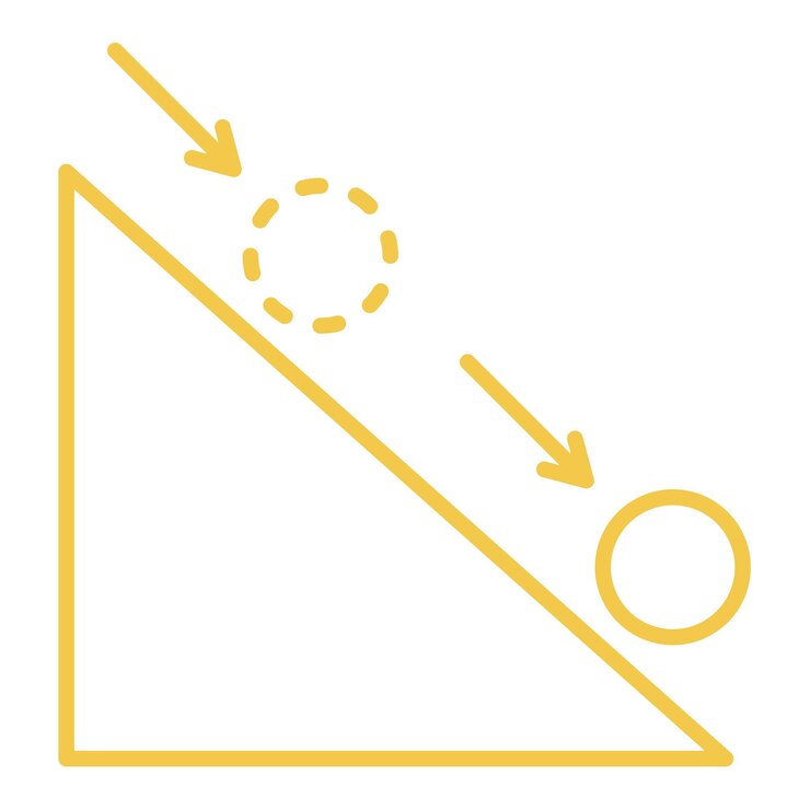 वेक्टर law of motion icon